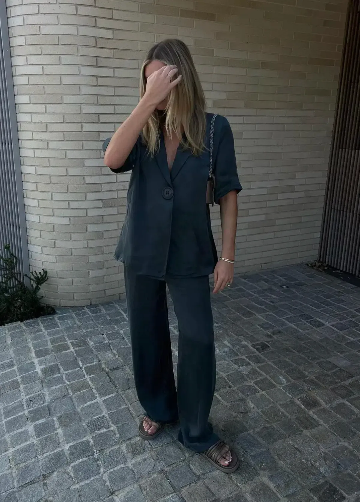 Viktoria and Woods Chorus Shirt and Pilot Pant Set in Deep Petrol Size 12/14 - Image 5