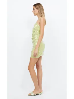Bec & Bridge Venus Sequin Mini Dress in Citrus Size AU 6 for rent on The Volte - image 2