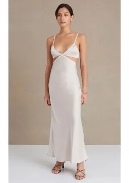 Bec & Bridge Veronique Maxi Dress in Cream Size 6 for rent on The Volte - image 1