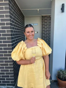 Sovere Noble Mini Dress Yellow Size XL for rent on The Volte - image 3