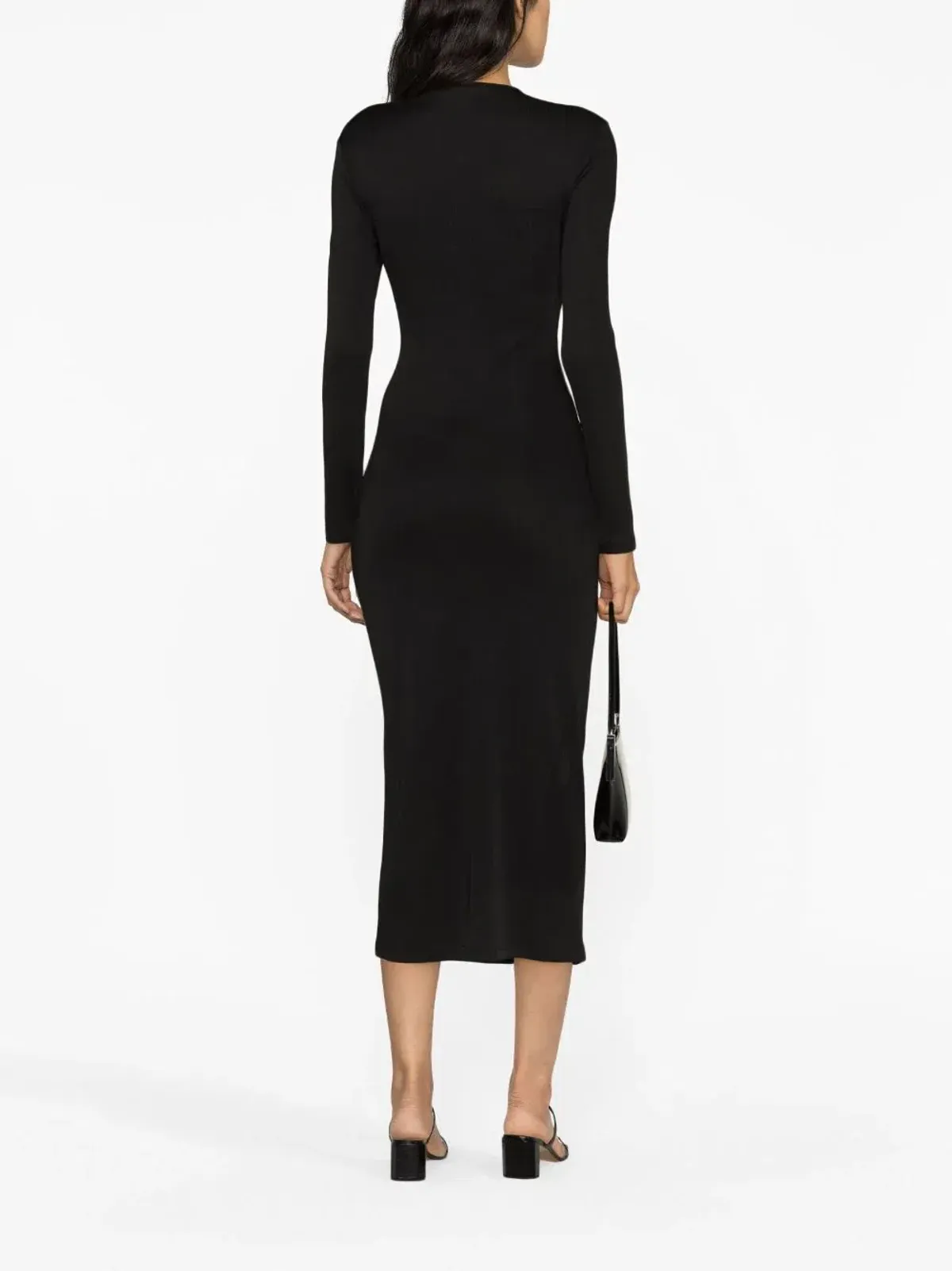 Christopher Esber Orbit Cut-Out Midi Dress Black Size 10 - Image 2