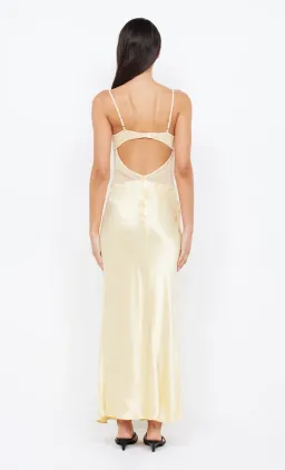Bec and Bridge Margo V Maxi Dress Yellow Size 6 for rent on The Volte - image 2