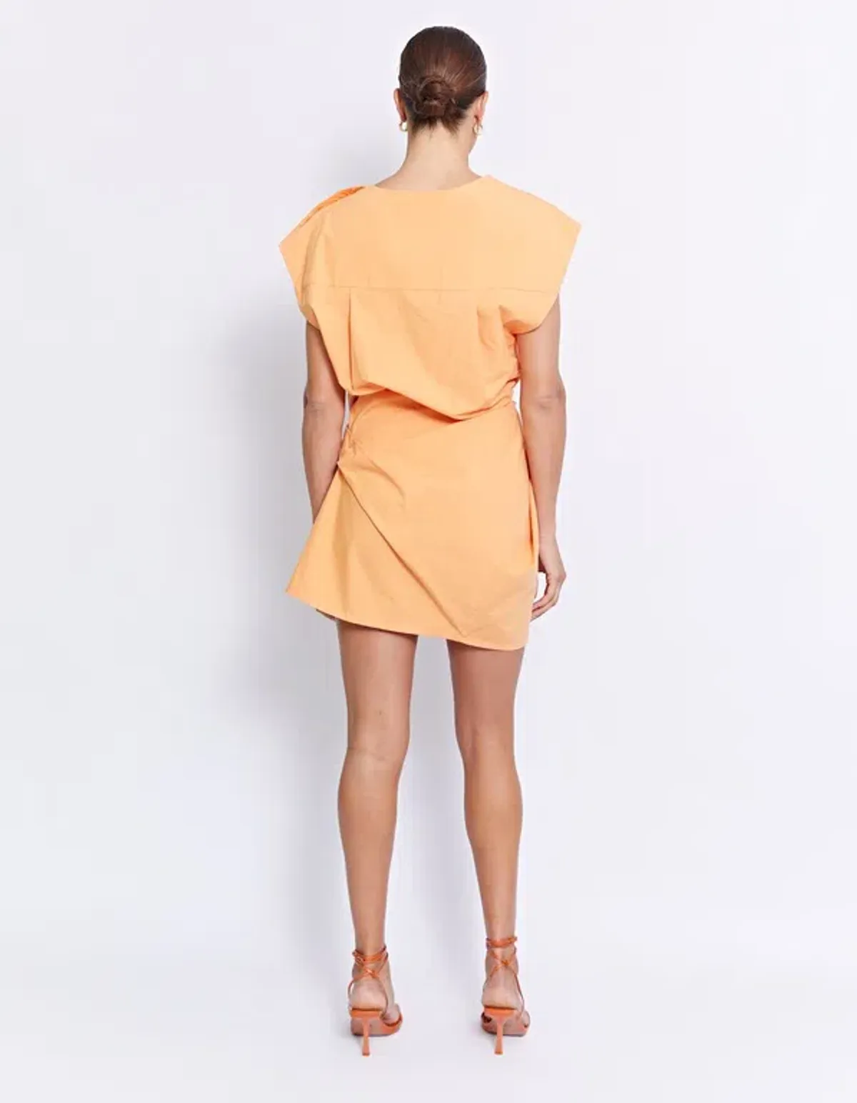 Pfeiffer Grenada Mini Twist Dress Tangerine Size 10 - Image 2