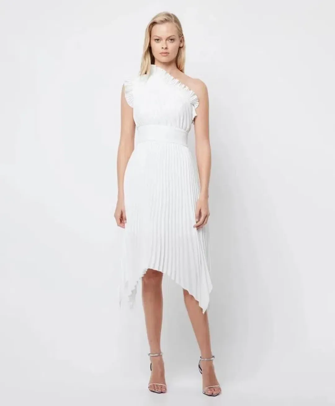 Mossman The Lady Like Midi Dress White Size 6 for rent on The Volte - main image