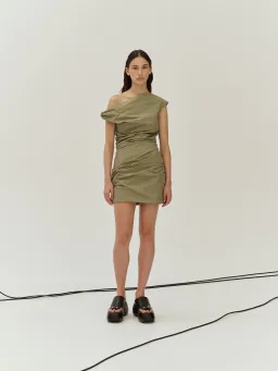 Paris Georgia Remmy Mini Dress Clay Size XS /Au 8 for rent on The Volte - image 1