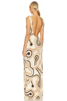 Ronny Kobo Tobi Dress in Tonal Swirl Size XS / AU 8 for rent on The Volte - image 2