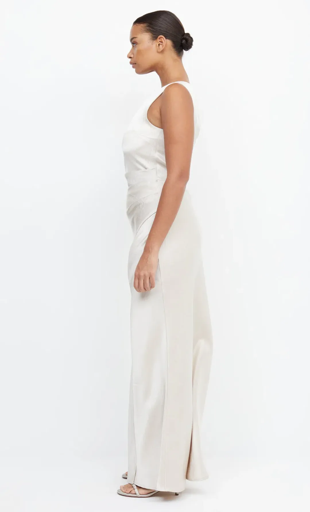 Bec & Bridge The Dreamer Asym Dress Sand Size 6 for rent on The Volte - main image