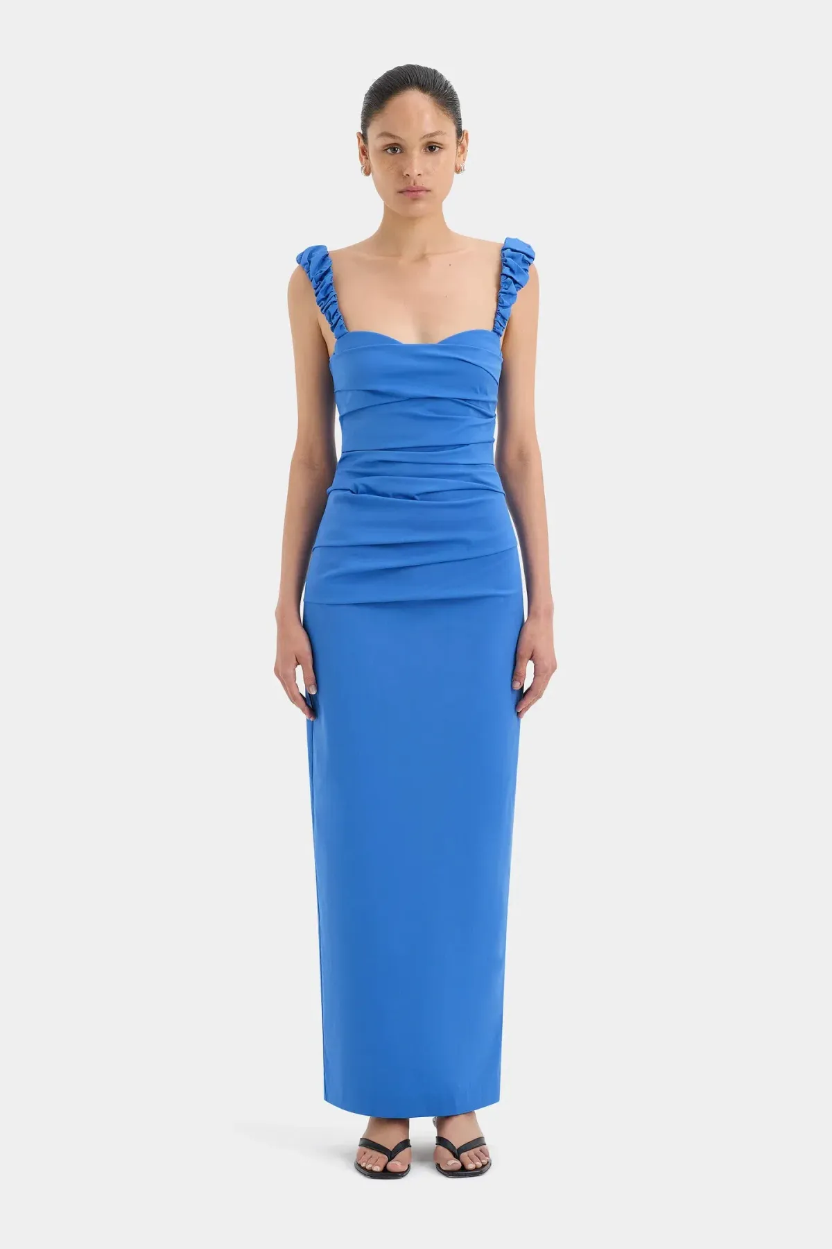 Sir the Label Azul Cobalt Balconette Gown Blue Size 1/ AU 8 - Image 1
