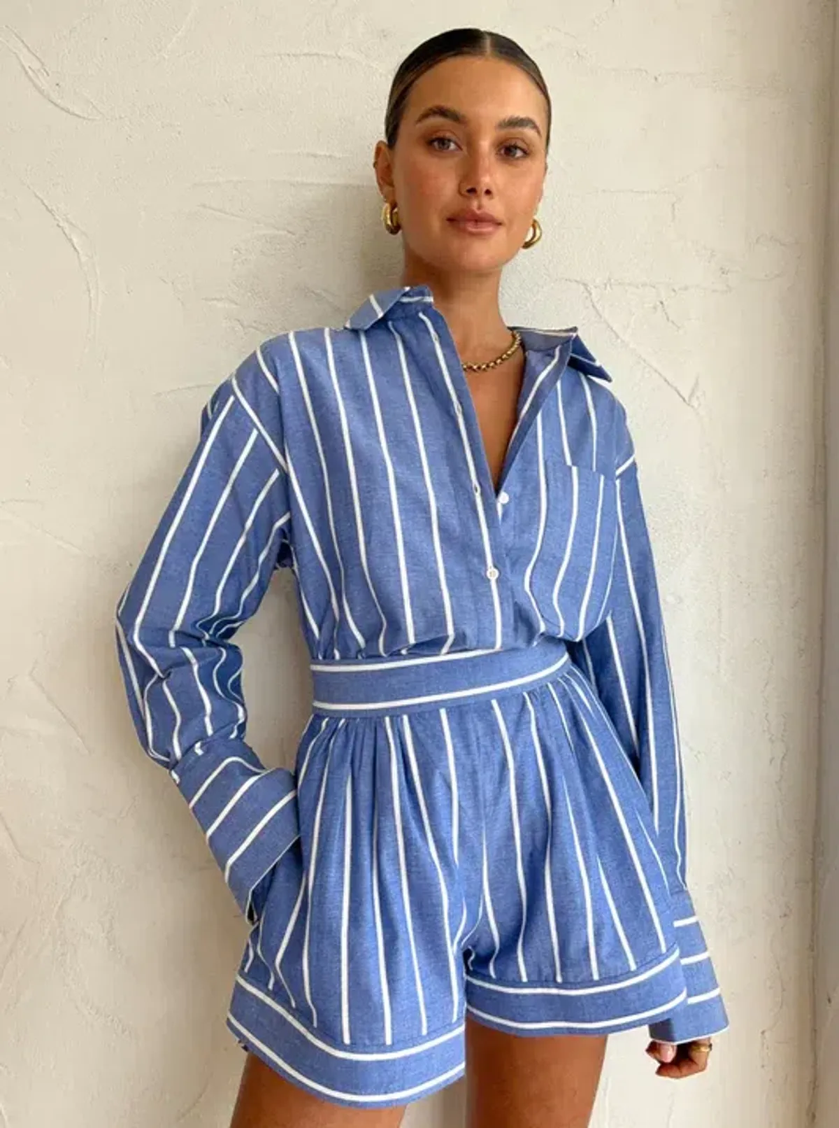 Shona Joy Kimberley Set Blue Print Size 8 for rent on The Volte - main image