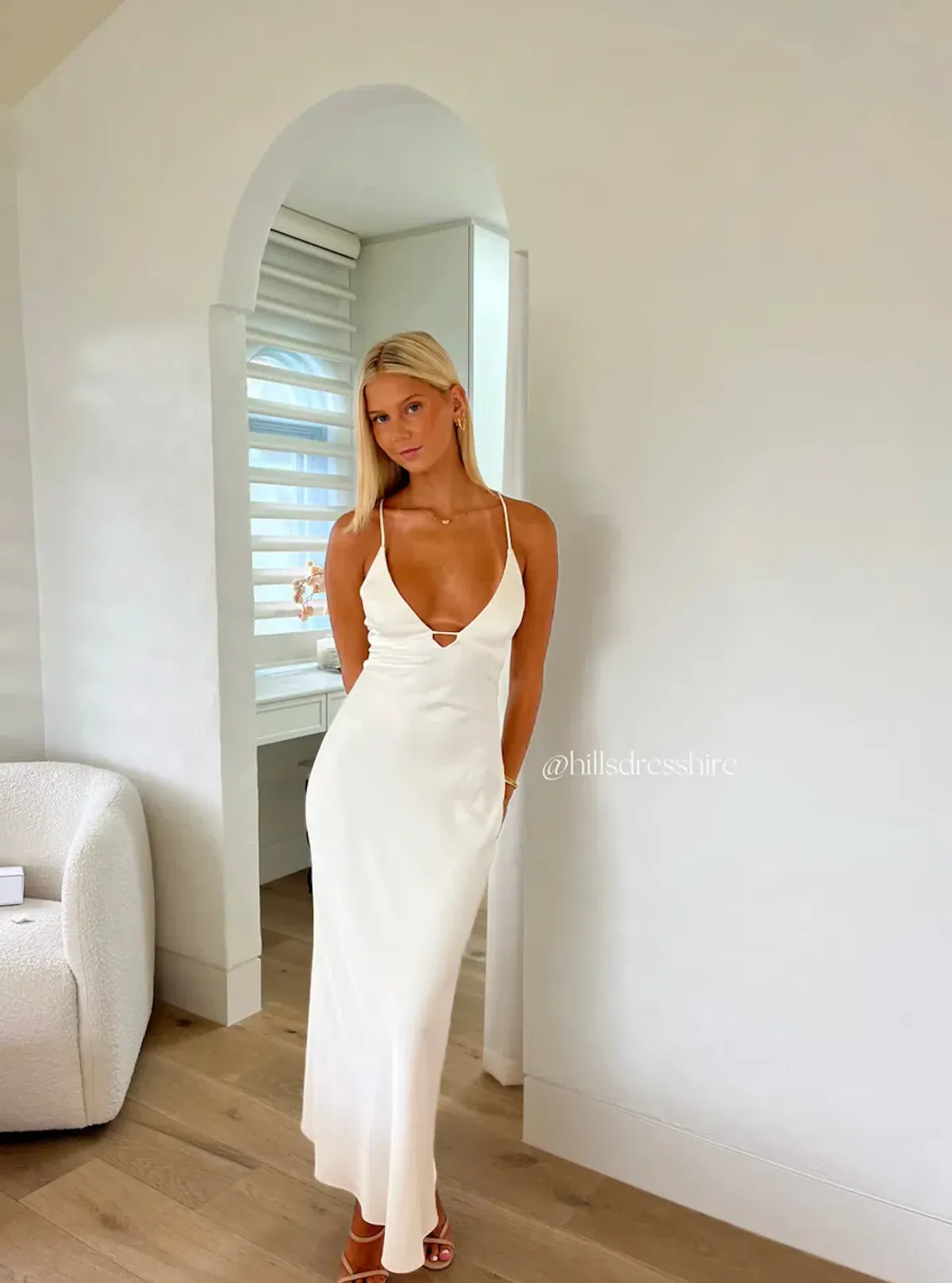 Manning Cartell Time To Shine Maxi Dress Off White Size 6 - Image 1