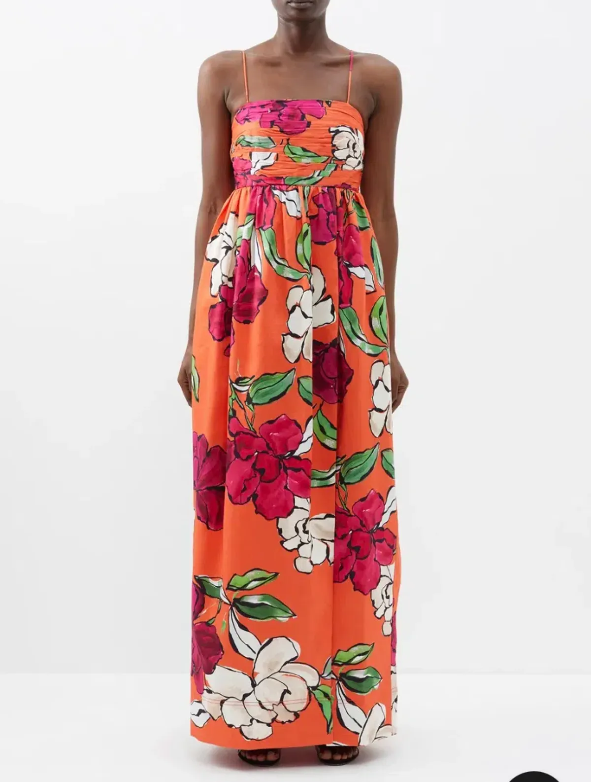 Aje Monument Tulip Maxi Dress Vivid Camellia Size 8 - Image 1