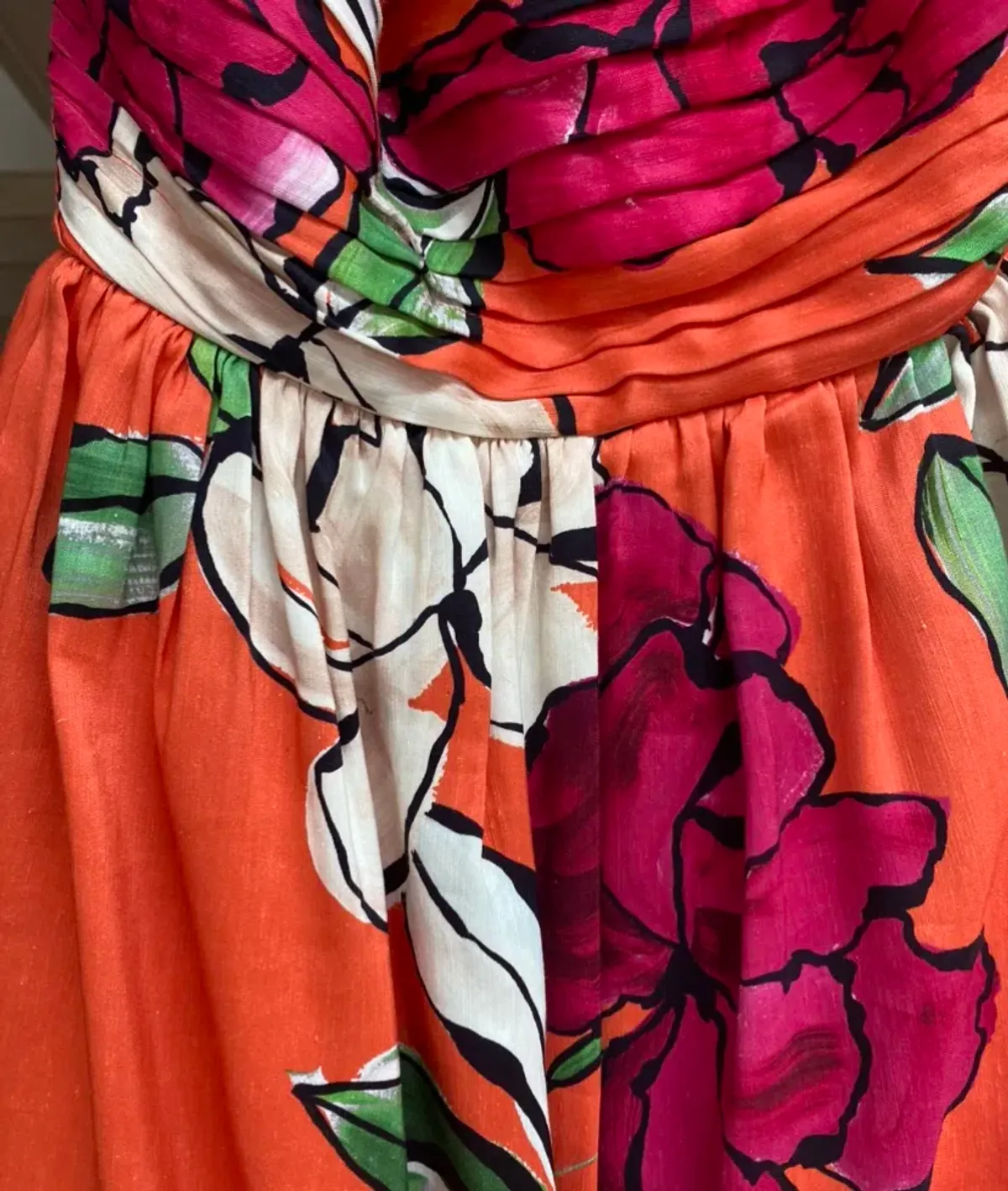 Aje Monument Tulip Maxi Dress Vivid Camellia Size 8 - Image 3