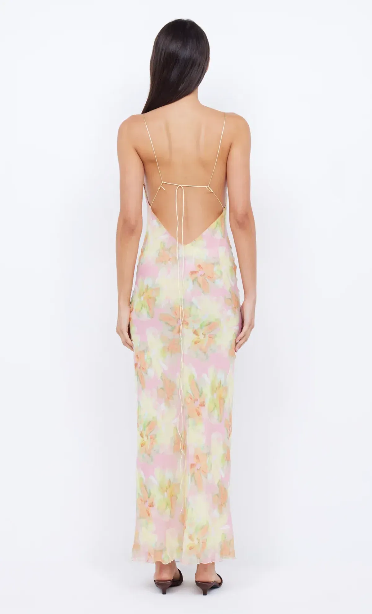 Bec & Bridge Zephyr Print Slip Dress Floral Size 6 - Image 3