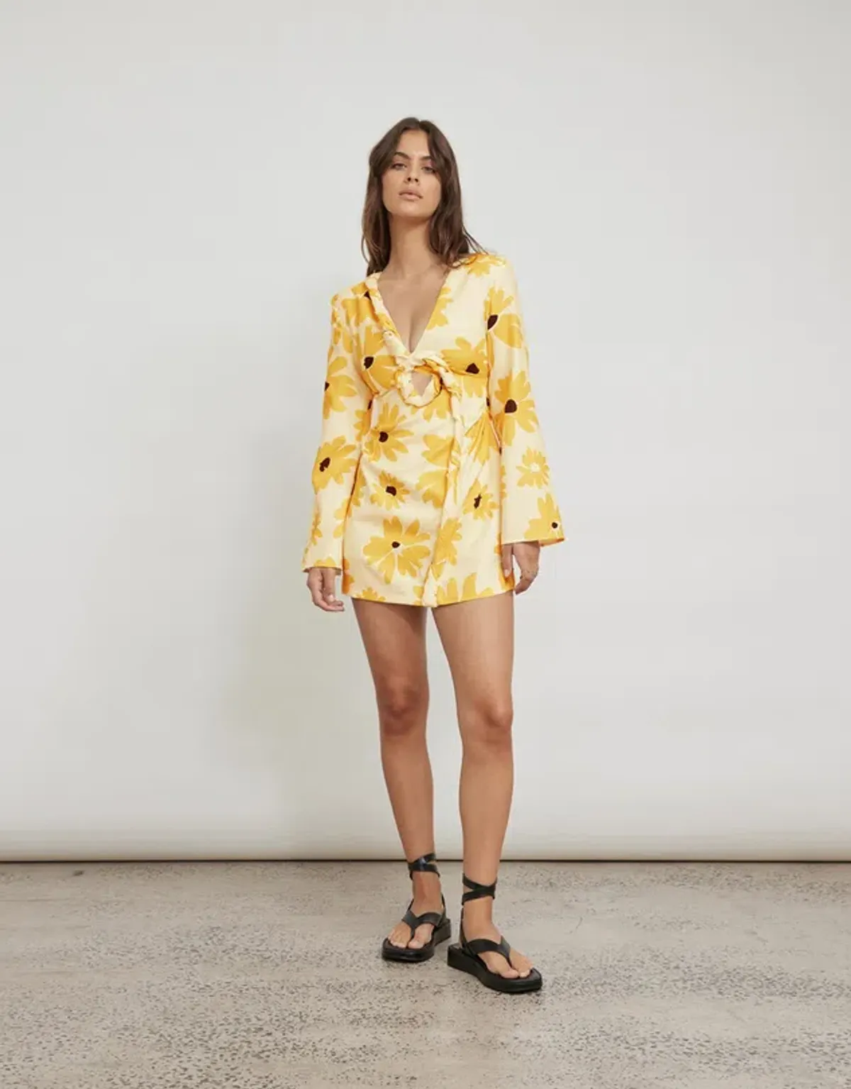 Tojha Leanna Mini Dress Floral Size XS / AU 6 for rent on The Volte - main image