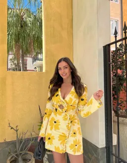 Tojha Leanna Mini Dress Floral Size XS / AU 6 for rent on The Volte - image 3