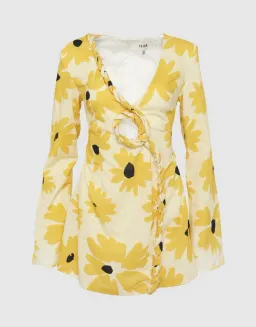 Tojha Leanna Mini Dress Floral Size XS / AU 6 for rent on The Volte - image 4