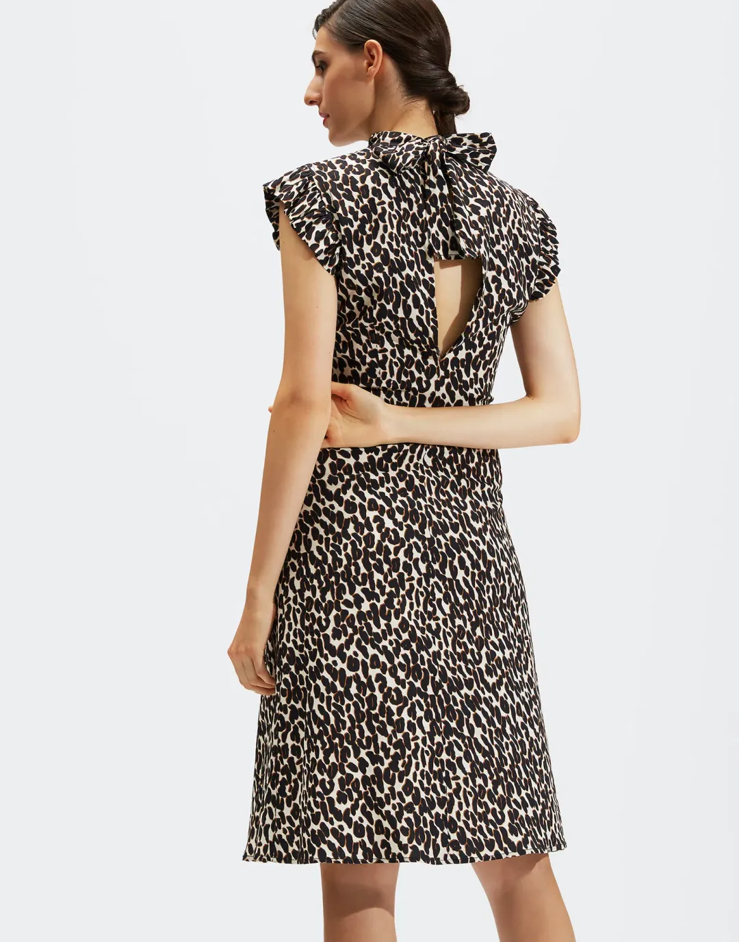 La Double J Bon Ton Dress Leopard Print Size 10 for rent on The Volte - main image