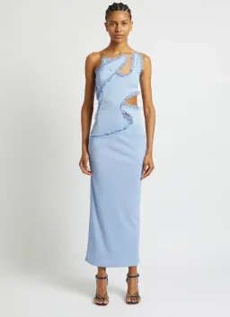 Christopher Esber Carina Interlinked Dress Blue Size 6 for rent on The Volte - image 2