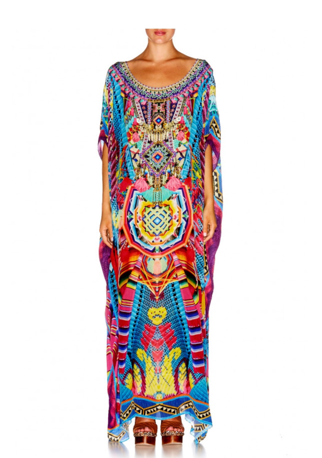 Camilla Ms Mochilla Round Neck Kaftan One Size for rent on The Volte - main image