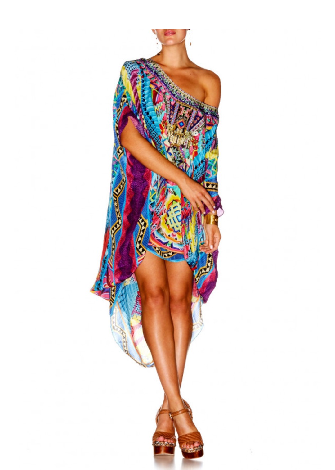 Camilla Ms Mochilla Round Neck Kaftan One Size for rent on The Volte - main image