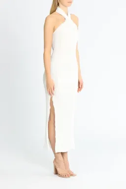 Lidee Soiree Halter Gown in White Size 8 for rent on The Volte - image 2
