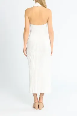 Lidee Soiree Halter Gown in White Size 8 for rent on The Volte - image 3
