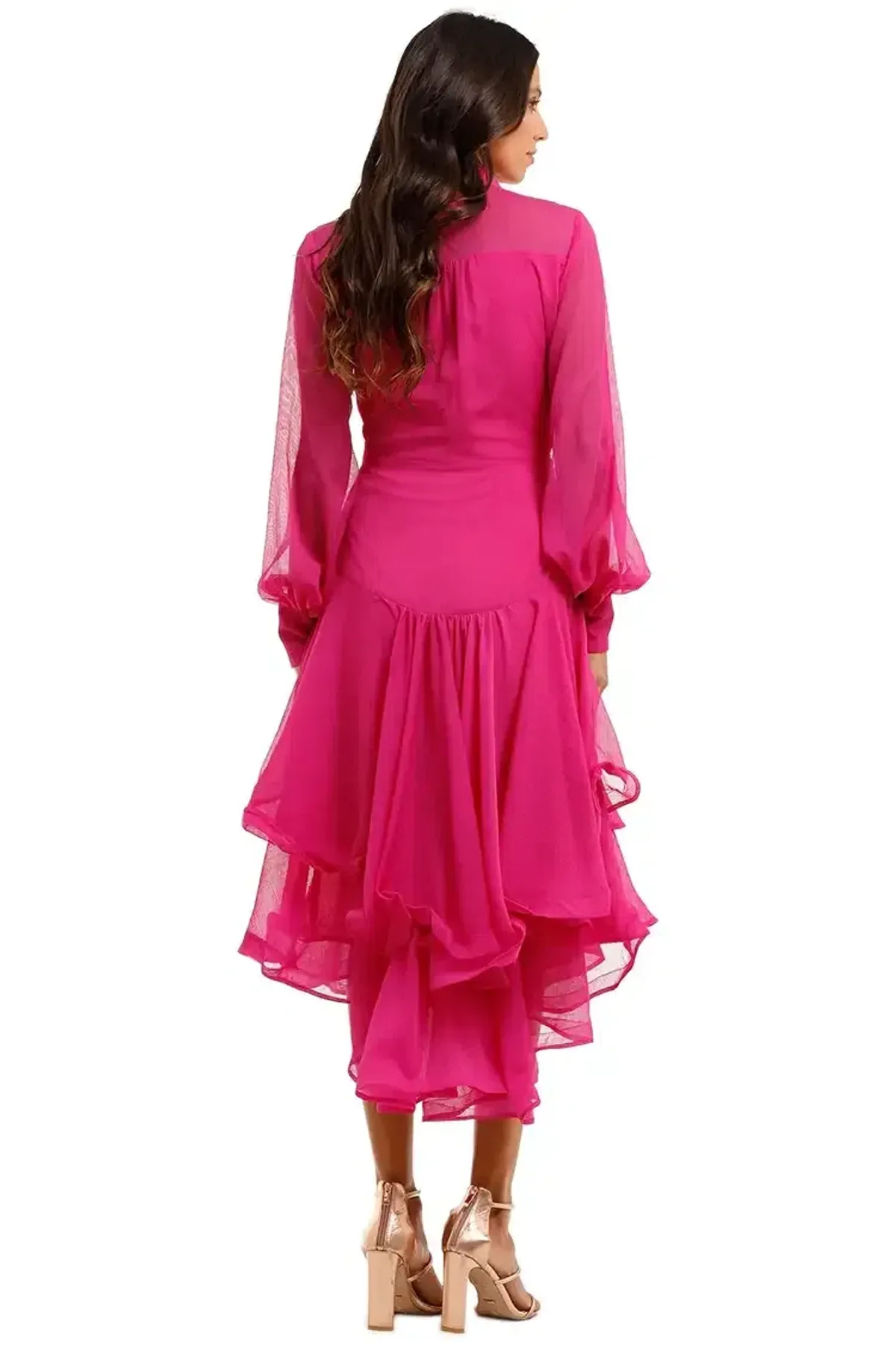Elliatt Cuba Midi Dress in Orchid Size 12 - Image 3