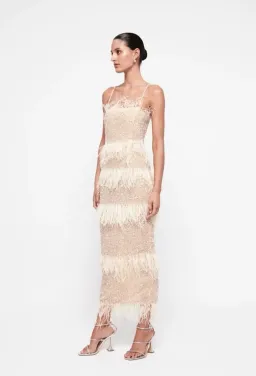 Rachel Gilbert Frenchy Dress Nude Size 3 / AU 12 for rent on The Volte - image 2