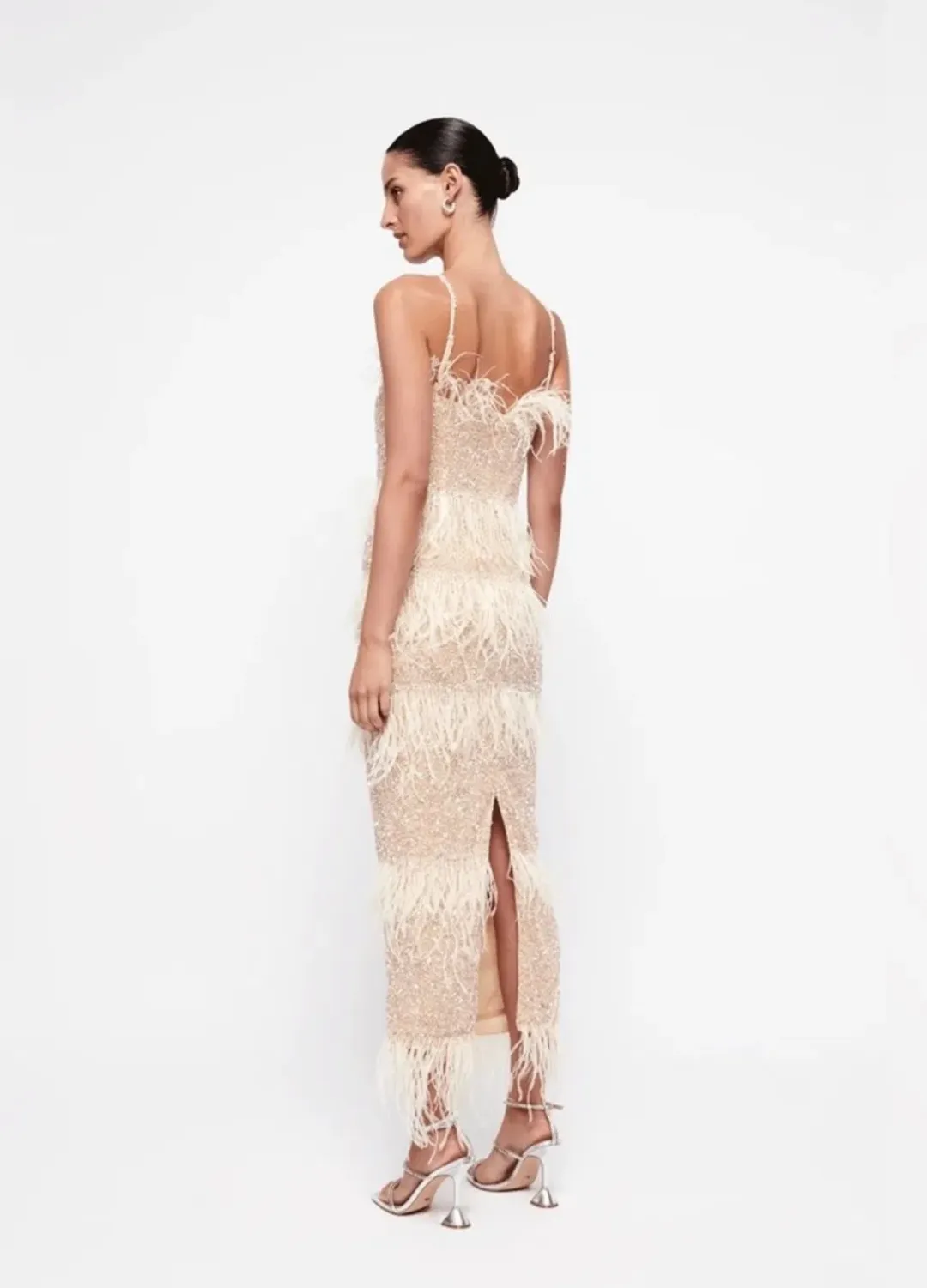 Rachel Gilbert Frenchy Dress Nude Size 3 / AU 12 for rent on The Volte - main image