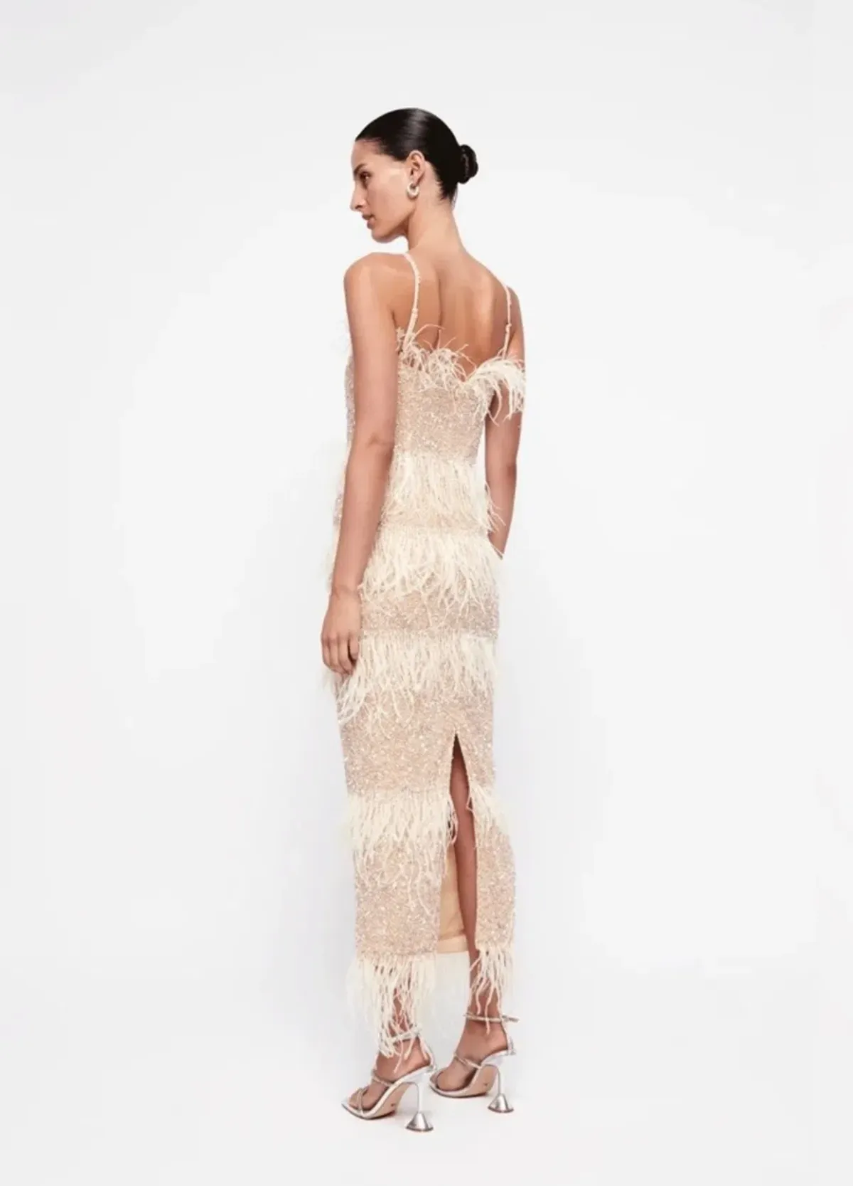 Rachel Gilbert Frenchy Dress Nude Size 3 / AU 12 - Image 4