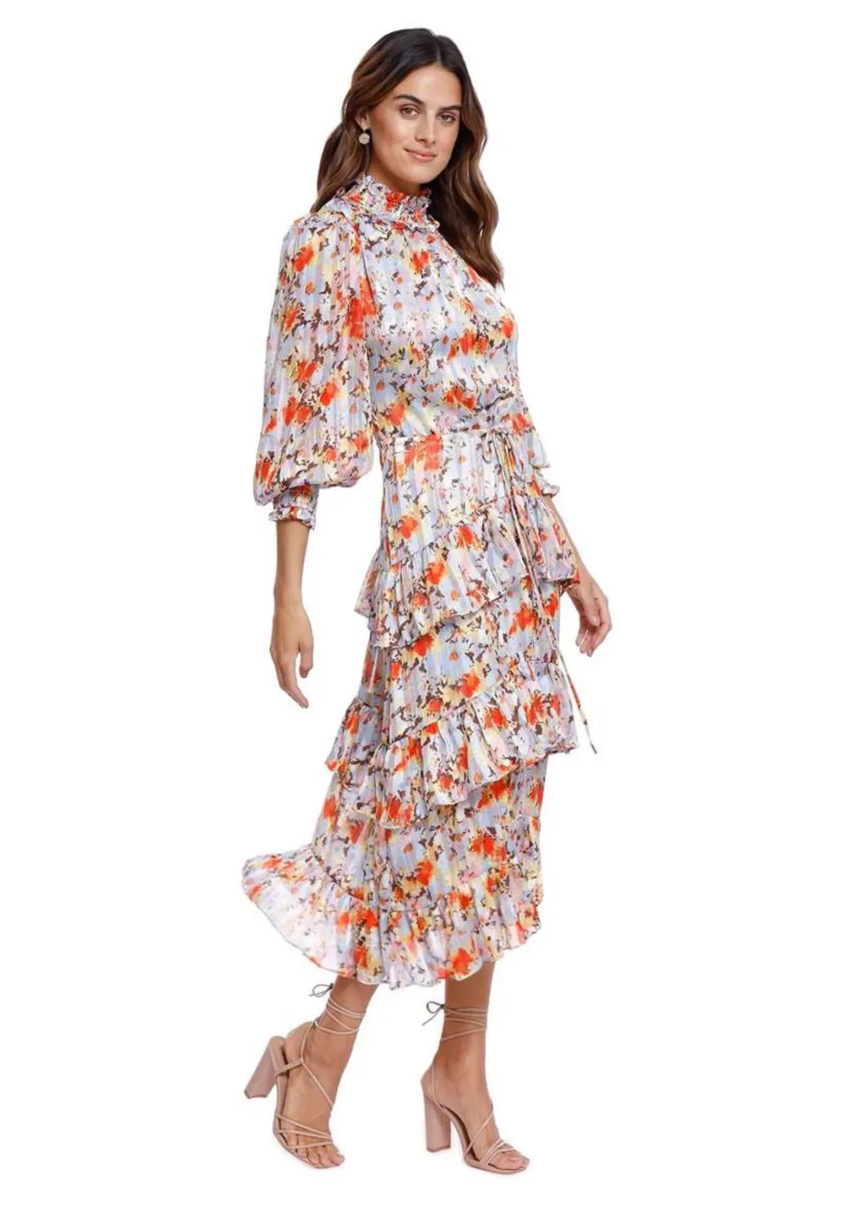 Elliatt Caseria Midi Dress Floral Size 14 - Image 1