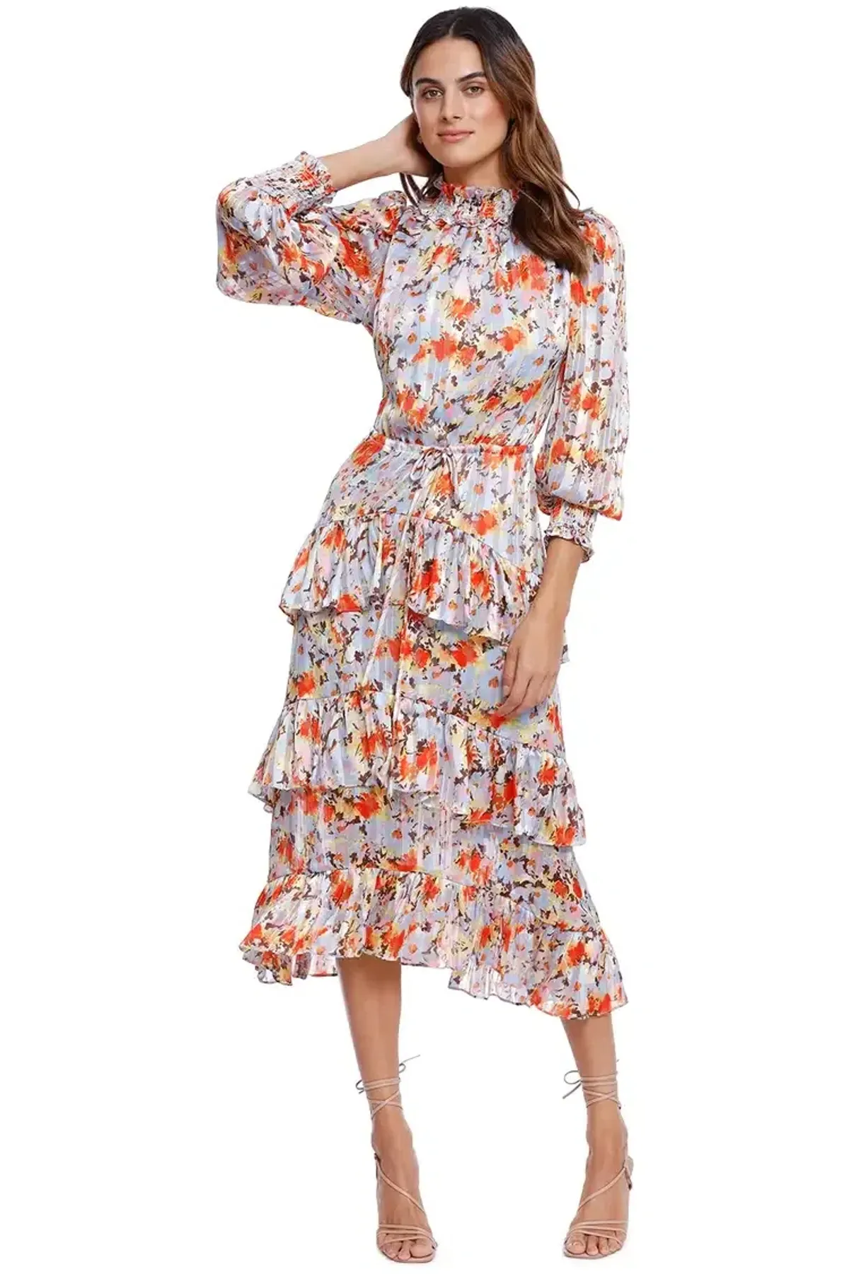 Elliatt Caseria Midi Dress Floral Size 14 - Image 2