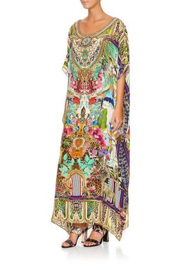 Camilla Champagne Coast Round Neck Kaftan One Size for rent on The Volte - image 9