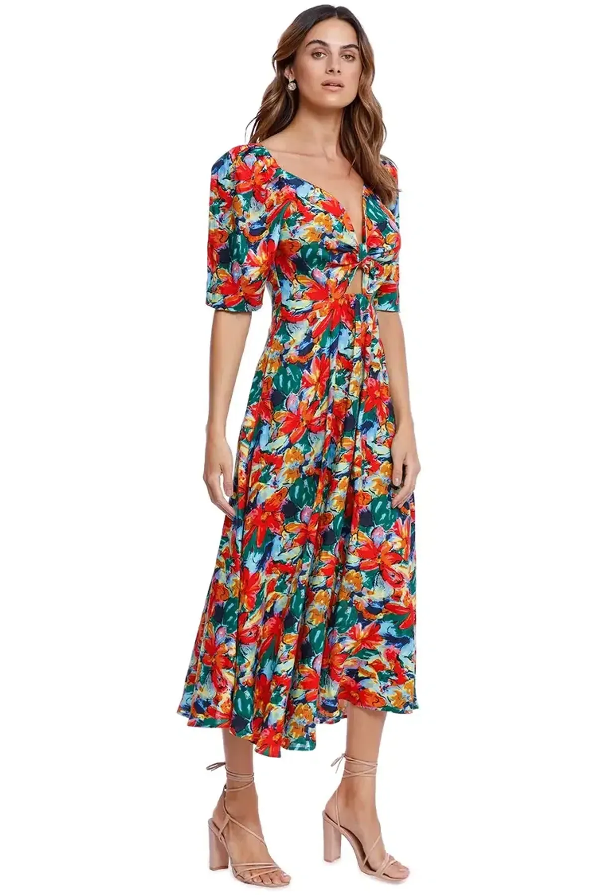 Elliatt Lexi Midi Dress Floral Size 14 - Image 2