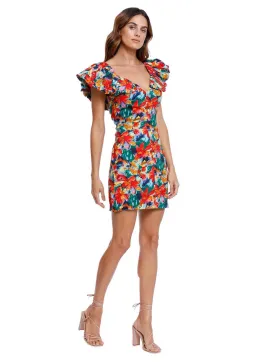 Elliatt Leia Mini Dress Floral Size 10 for rent on The Volte - image 1
