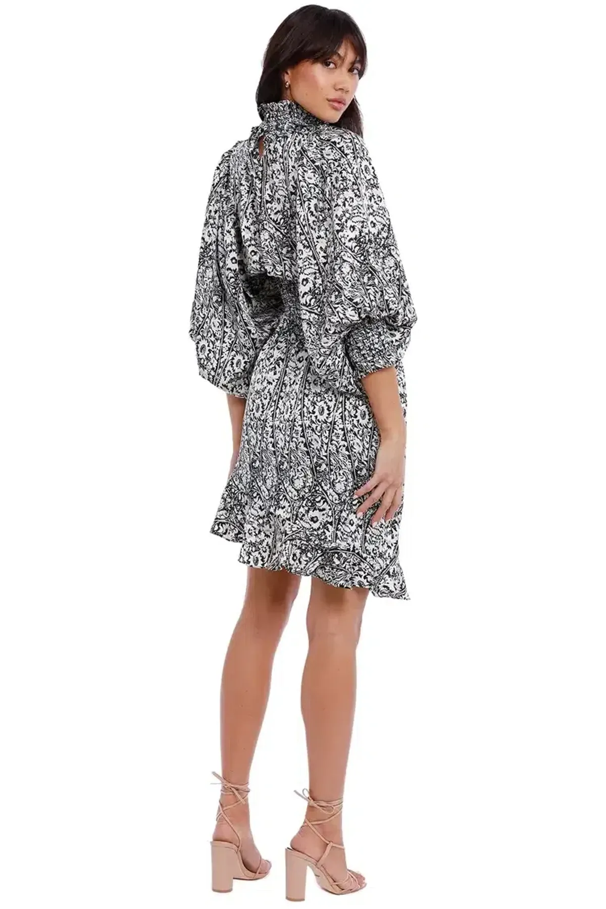 Elliatt Prevail Blouse and Mini Skirt Set Print Size 8 - Image 3