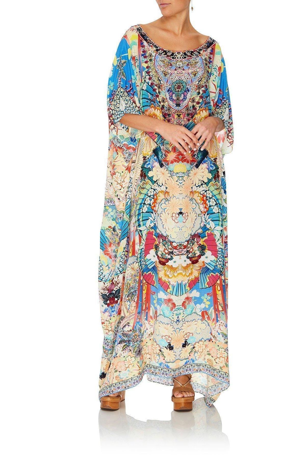 Camilla Miso In Love Round Neck Kaftan One Size - Image 2