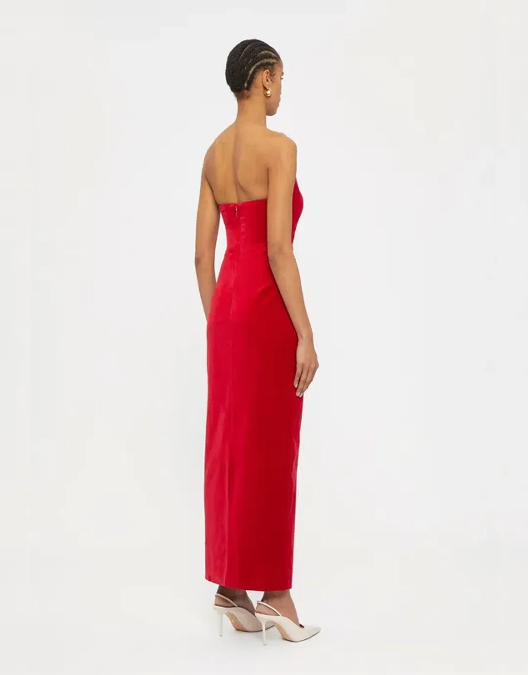 Ginger & Smart Soloist Strapless Gown Red Size 6 for rent on The Volte - main image