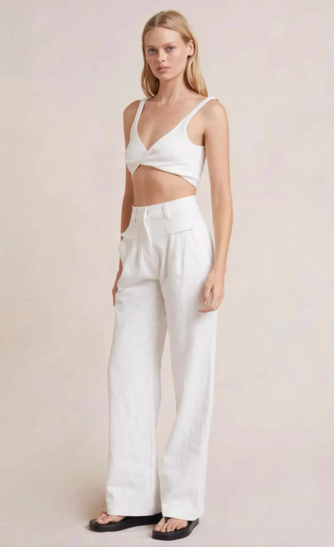 Bec & Bridge Phoebe Top in Ivory Size 14 for rent on The Volte - main image