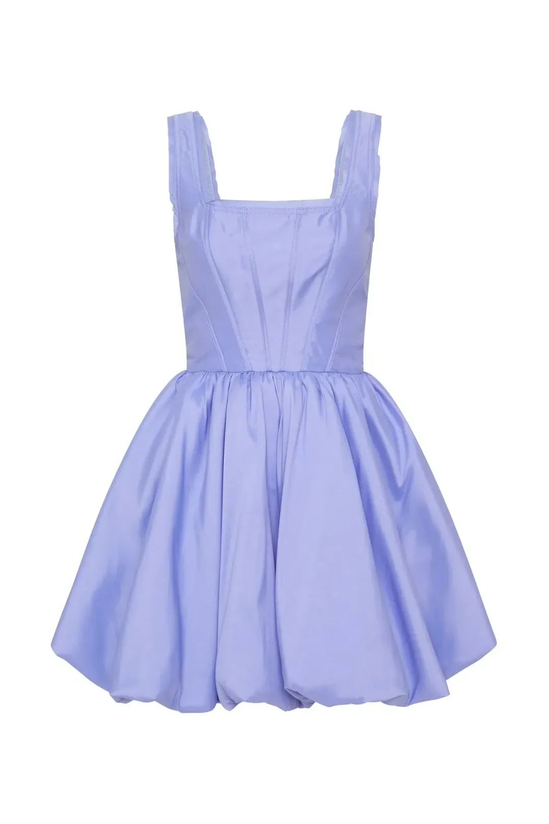 Aje Suzette Bubble Mini Dress Lavender Size 8 for rent on The Volte - main image