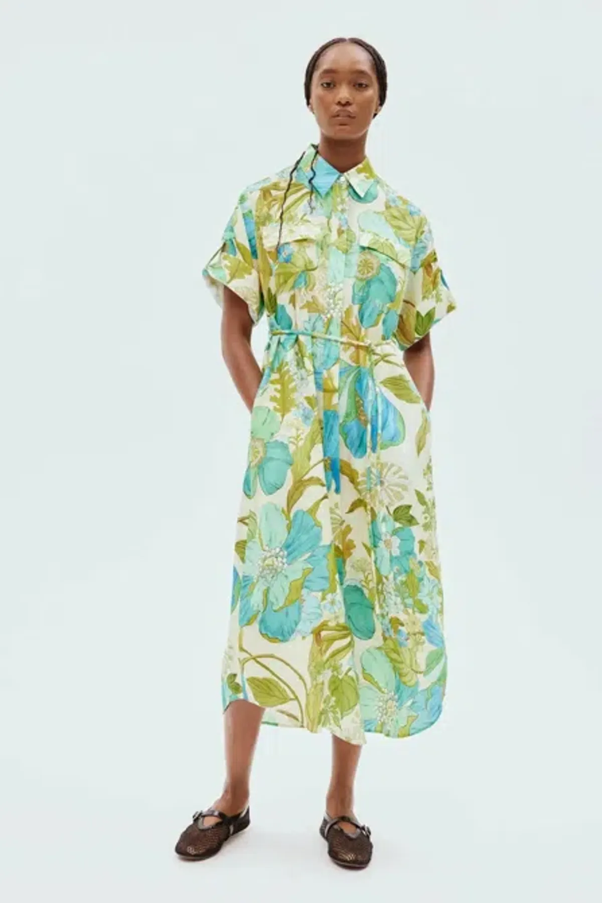 Alemais Janis Shirtdress Floral Size 16 for rent on The Volte - main image