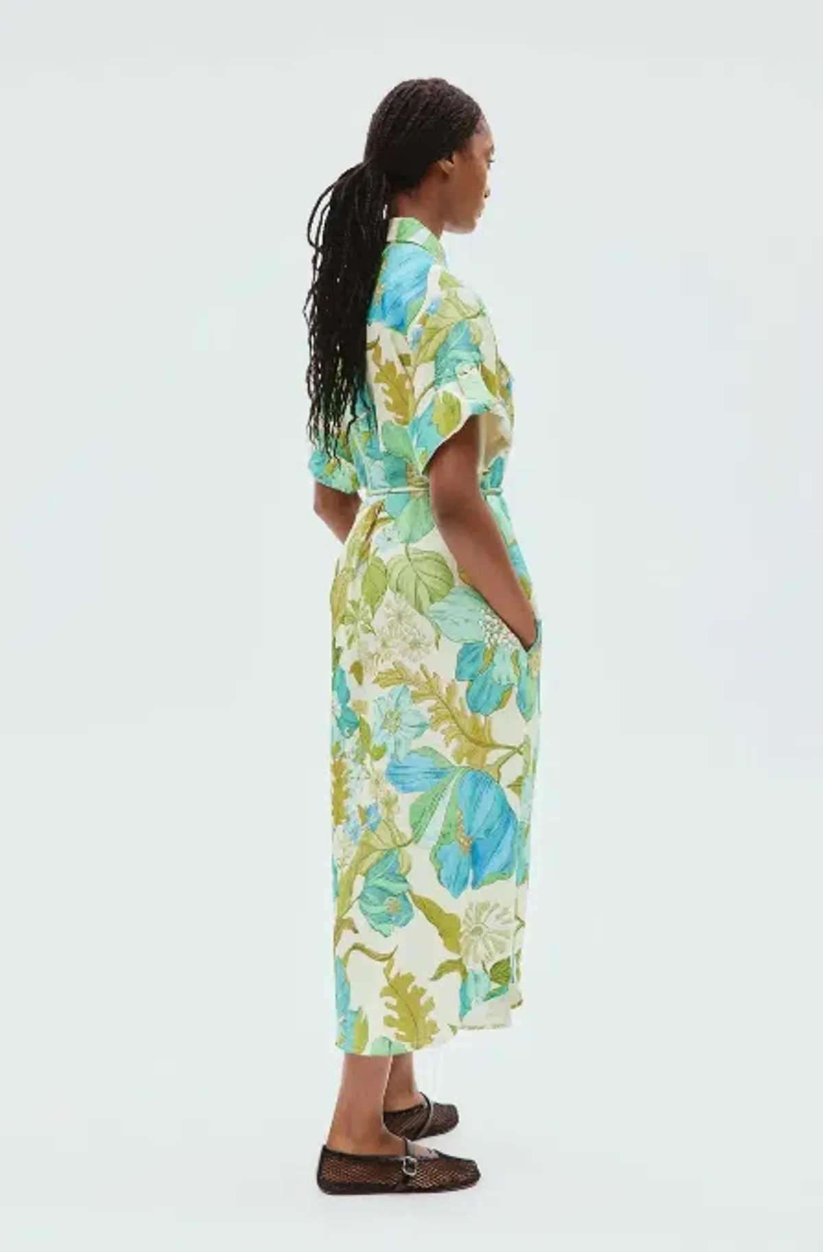 Alemais Janis Shirtdress Floral Size 16 - Image 4