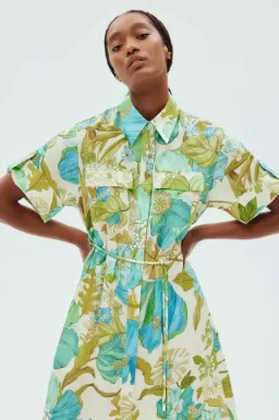 Alemais Janis Shirtdress Floral Size 16 for rent on The Volte - image 2