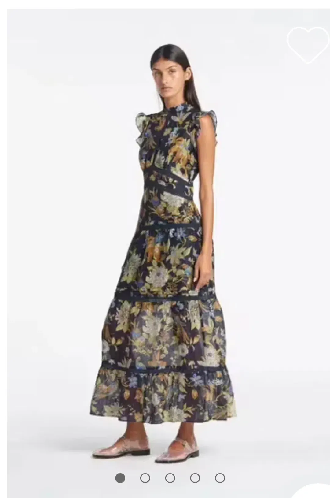Sir the Label Lilian Tiered Gown Floral Size 2/AU 10 for rent on The Volte - main image