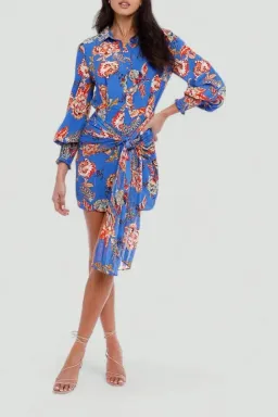 Elliatt Independence Dress in Blue Size 12 for rent on The Volte - image 2
