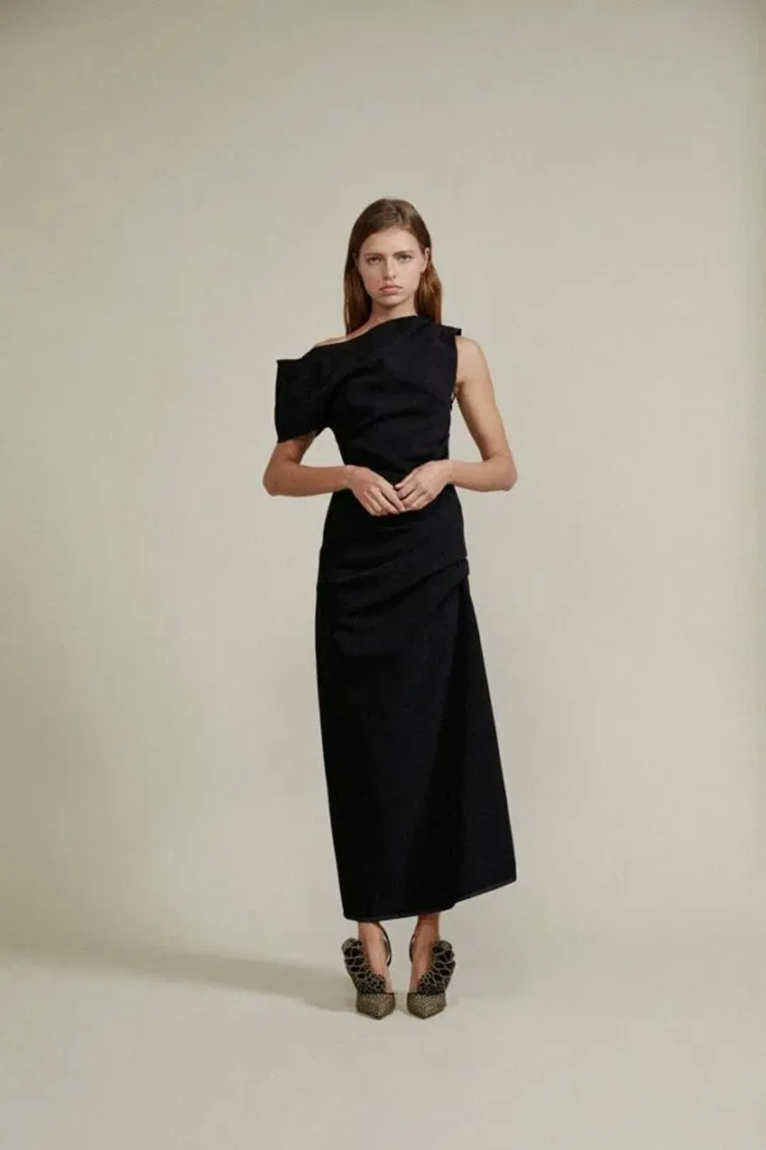 Acler Thistle Top and Skirt Black Size 10 for rent on The Volte - main image
