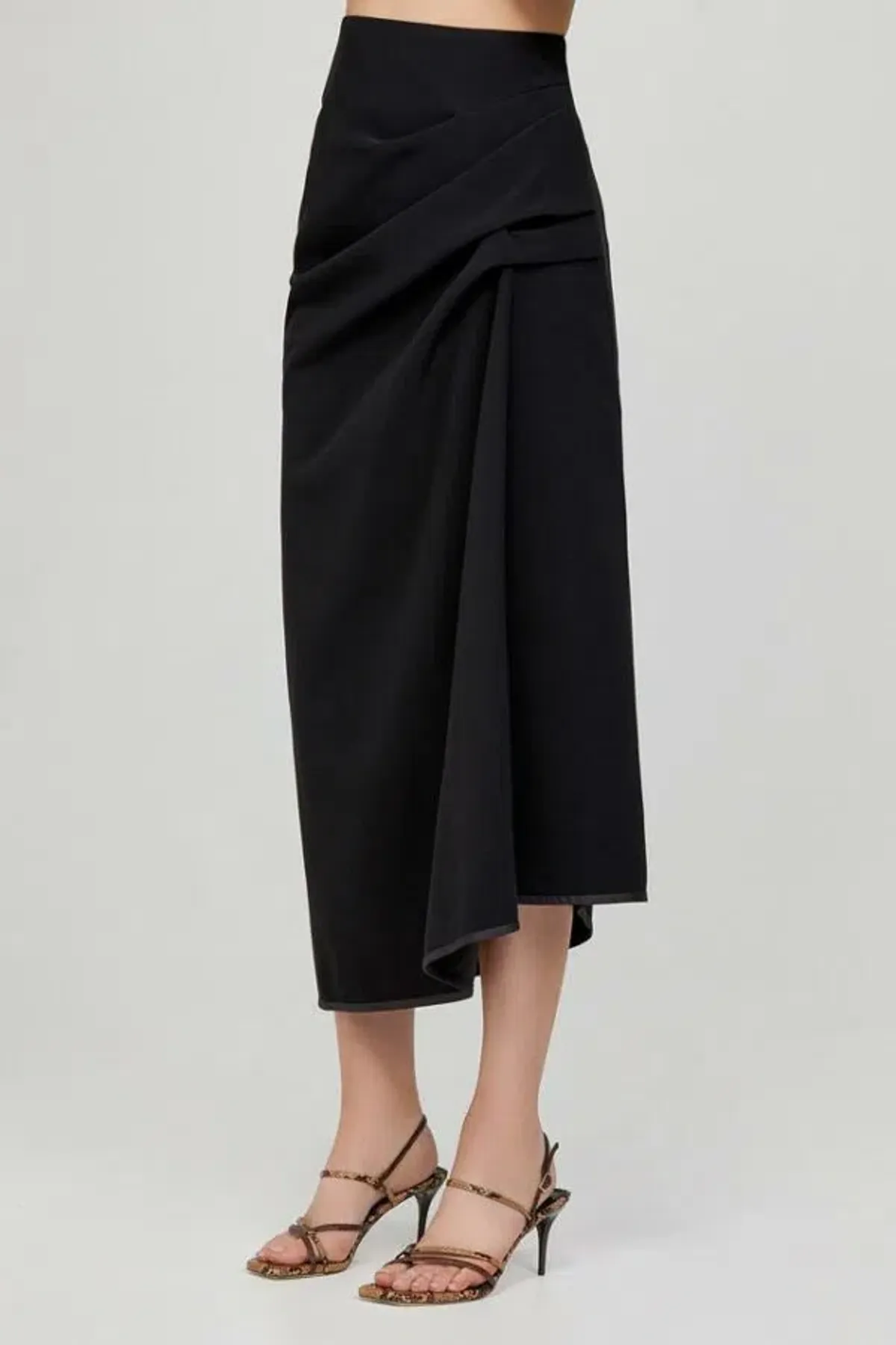 Acler Thistle Top and Skirt Black Size 10 - Image 2