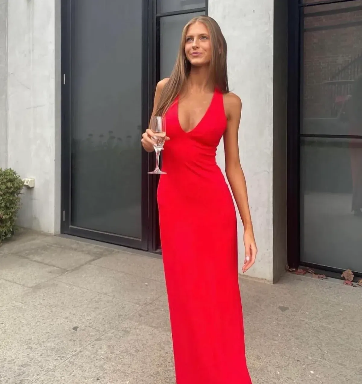 Effie Kats Eiza Gown Red Size S / AU 8 - Image 6