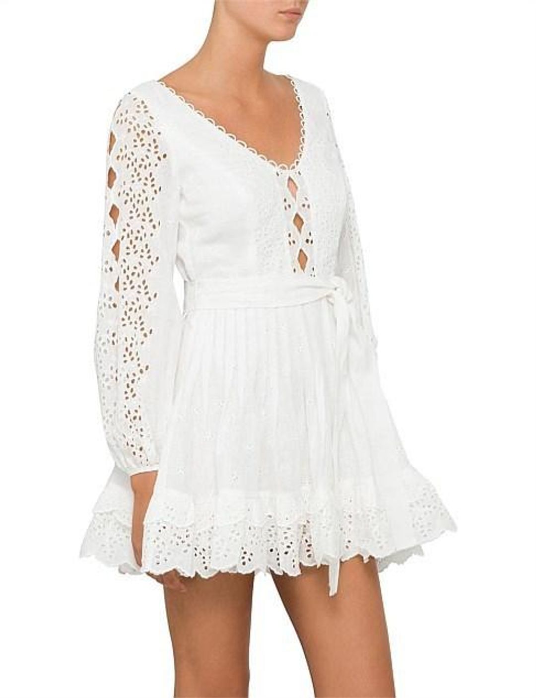 Zimmermann Helm Eyelet Vine Dress for rent on The Volte - main image