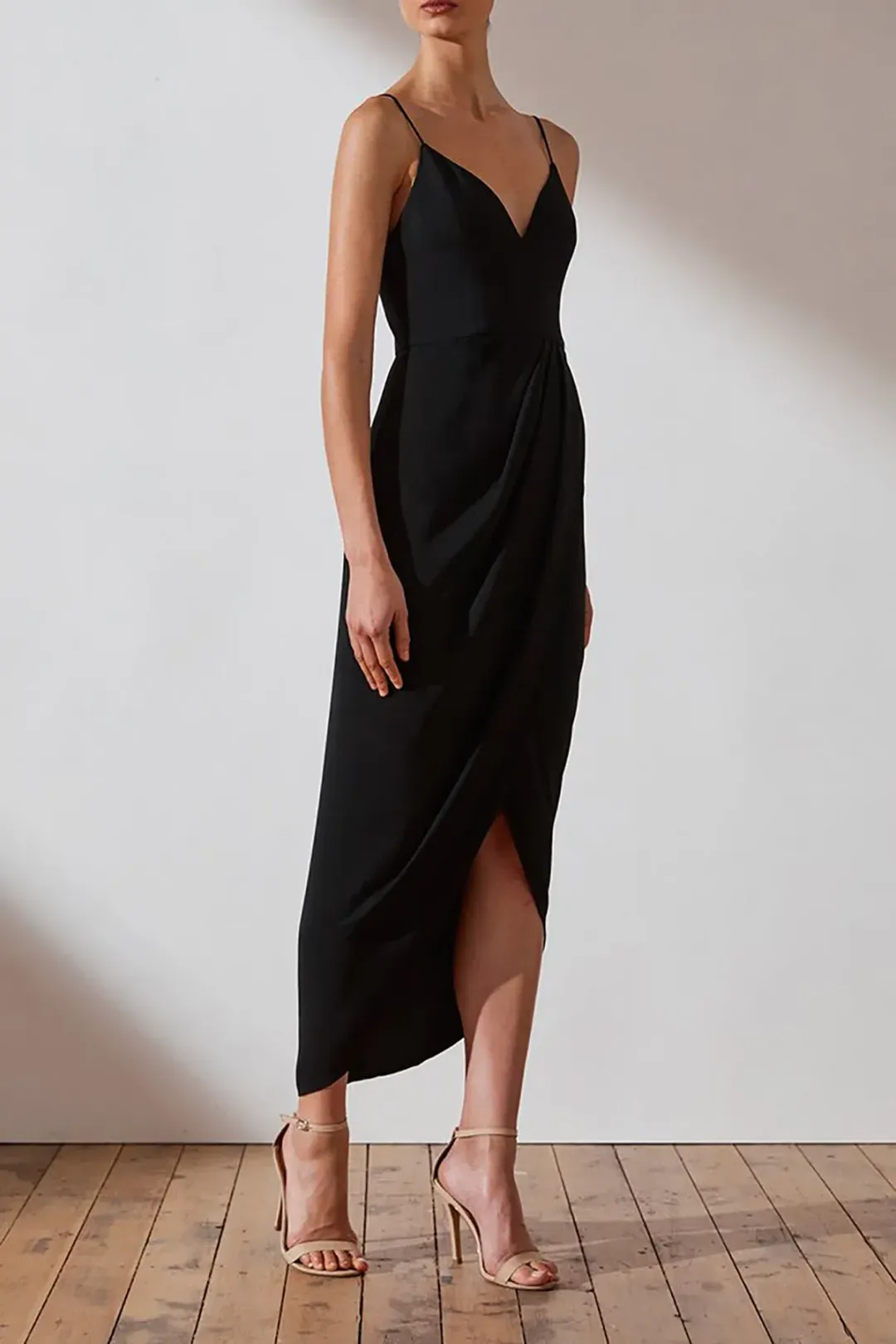 Shona Joy Dress Core Cocktail Dress Black Size 12 for rent on The Volte - main image